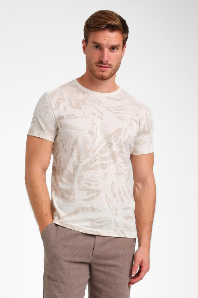 ALLOVER PRINT T SHIRT 155911 SAND